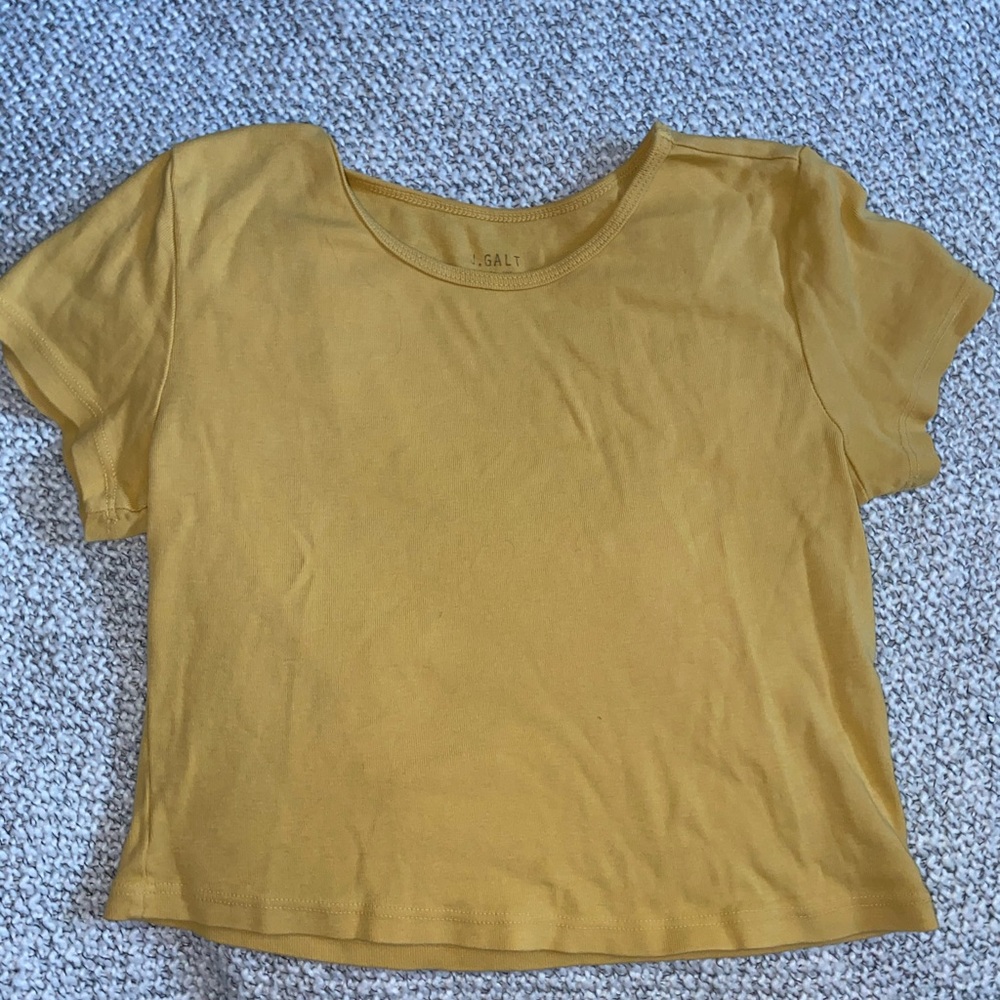 Yellow Crop Top